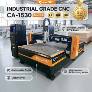 เครื่องเราเตอร์ EU 1530 สำหรับงานไม้ ตัดและแกะสลักเฟอร์นิเจอร์ไม้ พร้อมระบบควบคุม - Product Image 1