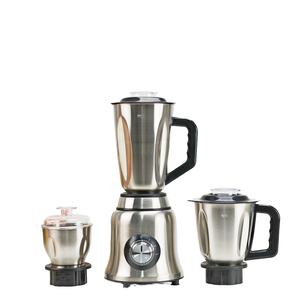 Blender électrique multifonctionnel 3-en-1 en acier inoxydable pour usage commercial et domestique, 6 lames, 3 vitesses variables, capacité de 1,5 L - Product Image 1