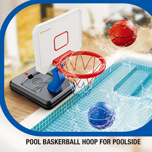 Panier de basket Luckykoo réglable en hauteur pour enfants, portable, pour intérieur et extérieur, jouet de piscine pour garçons et filles - Product Image 4