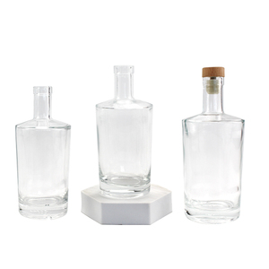 Botella <span class=keywords><strong>de</strong></span> copa <span class=keywords><strong>de</strong></span> <span class=keywords><strong>vino</strong></span> y Vodka <span class=keywords><strong>de</strong></span> alta calidad, 100ml, 375ml, 500ml, 750ml, con tapón, botella <span class=keywords><strong>de</strong></span> hombro plano - Product Image 4