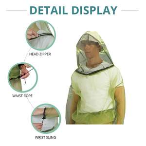 Draagbaar Klamboe, Kleding Met Armbeschermers En Klimhoed Voor Buiten Zijn Geschikt Voor Buiten Kamperen - Product Image 3