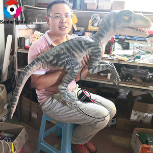 Marioneta de mano de dinosaurio realista Animatronics Modelos animatrónicos para parque temático al aire libre - Product Image 5