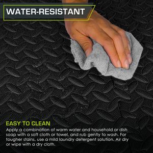 Sous-couche de tapis de protection de sol noir pour piscine et pagaie pour exercice et <span class=keywords><strong>camping</strong></span> - Product Image 3
