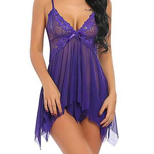 <span class=keywords><strong>Camicia</strong></span> <span class=keywords><strong>da</strong></span> <span class=keywords><strong>Notte</strong></span> Sexy per Donne Mature, <span class=keywords><strong>Taglie</strong></span> Grandi, con Stampe, per Inverno, Estate e Primavera, in Poliestere - Product Image 4