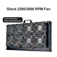 Unité de refroidissement externe à eau haute puissance OCOCOO à 8 ventilateurs pour solution thermique de station de travail de calcul IA, cluster GPU et apprentissage profond