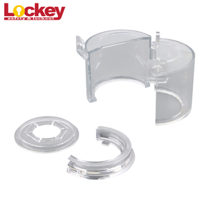 Электрический замок-блокиратор с кнопкой аварийной остановки, прочный, с ключом, из поликарбоната - Product Image 2