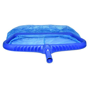 Vente en gros Accessoires de nettoyage de <span class=keywords><strong>piscine</strong></span> Filet de panier de râteau à feuilles peu profondes en plastique Filet d'écumoire - Product Image 5