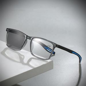 Fotocromático ultraligero deporte ciclismo rectángulo remache fotogray bisel para hombres Multifocal Progresiva lectura presbicia <span class=keywords><strong>gafas</strong></span> - Product Image 1