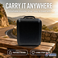 Sac de protection Starlink Mini Dish en PVC rigide et coque EVA, antichoc, étanche, compatible avec les grandes batteries externes, anti-poussière, prêt pour le voyage