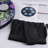 Machine de boxe à 4 cibles pour enfants avec gants, jouet d'entraînement de boxe interactif, jeu sportif amusant pour enfants
