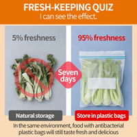 Approbation YURUI refermable LDPE plastique Double poignée joint fermeture éclair alimentaire sacs Ziplock