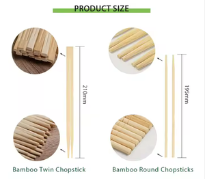 Bacchette usa e getta giapponesi stampate personalizzate di alta qualità bastoncini di bambù cinese riutilizzabili - Product Image 4