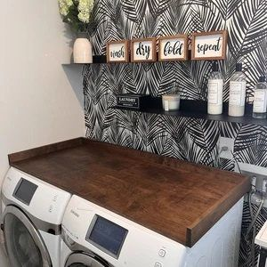 Scanpart tussenkader voor wasmachine en droger met werkblad Kopen? Snel in Huis