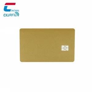 PVC metálico de plata/oro fondo de negocio de impresión de tarjeta de
