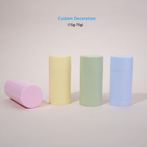 カスタムカラー 15ml 30ml 40ml 50ml 75ml プラスチック製リサイクル空ロールオン制汗デオドラントクリームスティックチューブボトル - Product Image 2