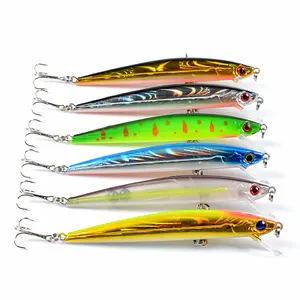 2024 hot sales wholesales 11cm 9.2g plastic saltwater lutac minnow fishing lure