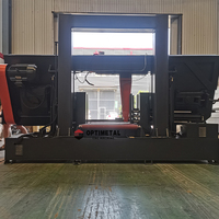 Scie à ruban industrielle OPTIMETAL GT4280, angle 0-45 degrés, moteur hydraulique 4,0 kW, tension hydraulique, haute précision, acier 400x400