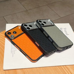 เคสโทรศัพท์มือถือลายตารางหนังแฟชั่น สำหรับ iPhone 17 16 15 pro max ป้องกันรอยนิ้วมือ กันกระแทก TPU ฝาหลังนิ่ม - Product Image 5
