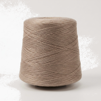 Fil à tricoter éco-responsable effet velours doux, 8% laine, 58% polyester recyclé, certifié GRS, à grosseur moyenne, haute densité, pour pulls, cardigans et écharpes