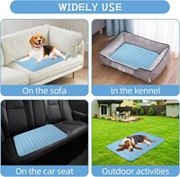 Tapis rafraîchissant de luxe pour chien, coussin rafraîchissant d'été en tissu durable, couverture de canapé extra large, accessoires pour animaux de compagnie