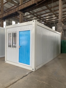 Maison pliante modulaire extensible pour la maison, 20ft 30ft 40ft, maison préfabriquée pour petit commerce, maison conteneur en acier pliable de haute qualité - Product Image 5