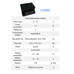 RS232/485 con quay hồi chuyển IMU cho xe nông nghiệp tự động lái xe phía trước bánh xe quay chính xác thời gian thực tỷ lệ góc đầu ra - Product Image 4