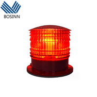 Feux de navigation solaires magnétiques pour bateaux, feux de signalisation marins solaires, lampes pour dragues, barges, yachts, éclairage d'approche solaire