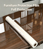 Film de protection transparent pour meubles, auto-adhésif, résistant aux rayures, imperméable, film TPU pour surface de table ou d'armoire en bois