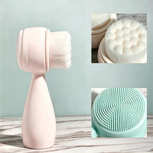 Brosse nettoyante visage en silicone double face écologique Patte de chat – Élimine l'excès de sébum, la saleté et le maquillage tenace - Product Image 3