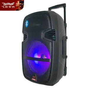 guangzhou TWS trolley DJ active PA system single 12 inch tower BT outdoor powerful USB amplifier acoustic audio loud speaker