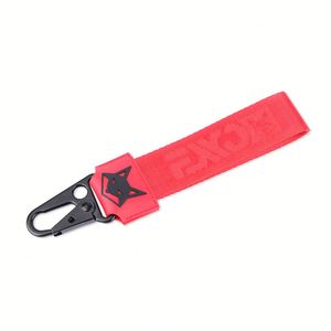 Bag Accessories Tactical Carabiner Custom Promotional Short <b>Lanyard</b> Woven Key Chain With Metal Buckle - Product Image 2