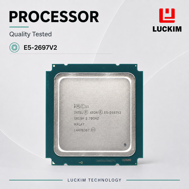 E5-2697V2 12-Core 24-Thread Server CPU Processor 2.7-3.5GHz 30MB Cache LGA2011 130W