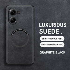 Custodia di Lusso in Pelle PU per Xiaomi POCO X7 Pro, con <span class=keywords><strong>Bumper</strong></span> in TPU Delicato sulla Pelle e Ricarica Wireless Magnetica, Nuova - Product Image 4