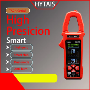 Multímetro Digital Inteligente Portátil con <span class=keywords><strong>Pinza</strong></span> Amperimétrica, Medidor de <span class=keywords><strong>Corriente</strong></span> CA, Voltaje, Resistencia y Continuidad, HYTAIS TS26A - Product Image 2