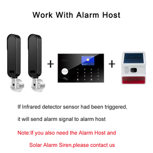 ABF2-30 30M AC 9-16V Wire Version IP65 2 Beams Infrared Motion Infrared Detector <strong>for</strong> Home or Factory Safety - Product Image 1