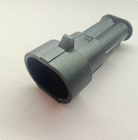 282104-1 Connecteurs automobiles originaux 2P (contacts en cuivre, boîtier en nylon) Adaptateur étanche IP67, fiches et boîtiers de couplage