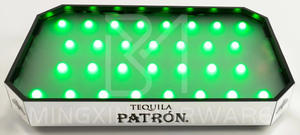 Cubo de hielo LED Hexagonal de gran capacidad, enfriador luminiscente para champán, vino y licores, accesorio para Bar de fiesta - Product Image 4