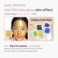 Bio Collagène Réel Masque Hydrogel Hydratant Profond Bio Collagène Petite Molécule Masque Élasticité des Pores Bio Collagène Masque de Nuit