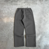 Ensemble deux pièces surdimensionné en coton pour homme : sweat à capuche ample et pantalon de survêtement large, style streetwear, qualité supérieure, personnalisable OEM