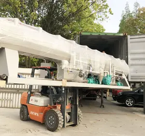 Máquina formadora de tubos de refrigeração a água para tubos de plástico, planta de calibração a vácuo Mingshun