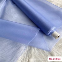Kain Organza Sutra Mulberry 100% 8mm 140cm 35gsm