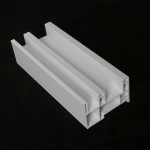 80Mm Series Pvc หน้าต่างบานเลื่อน Upvc Profile แผ่นตาข่ายยุง - Product Image 2
