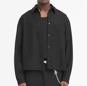 Autumn <strong>Button</strong> <strong>up</strong> Turn-Down Collar Shirts Long Sleeve Shirt With Pocket Casual Men Shirts - Product Image 1
