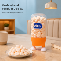 Aimo Fruity Cookie - Poudre Protéinée & Probiotiques, Snack pour Enfants, Texture Semi-Molle, Goût Sucré, 16g, Durée de Conservation de 12 Mois