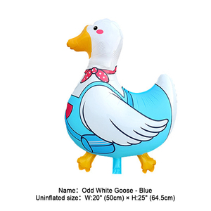 Fournisseur en gros de ballons en aluminium gonflables à l'effigie d'une oie marchant, accessoires de décoration pour baby shower et fêtes d'anniversaire d'enfants - Product Image 6