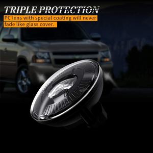 Suburbaines led antibrouillard chromé/noir rond brouillard lampe led pare-chocs antibrouillard pour 2007-2014 Chevy périurbain/valanche/Tahoe/Camaro - Product Image 3