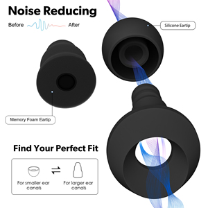 Tapones para los Oídos de Espuma Suave de Seguridad en 5 Tamaños, Reducción de Ruido, Reutilizables, de Silicona, Silenciosos, para Dormir - Product Image 5