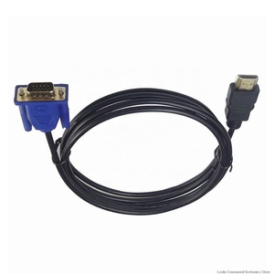 Câble <span class=keywords><strong>adaptateur</strong></span> convertisseur <span class=keywords><strong>coaxial</strong></span> plaqué or 1,8 m en PVC, mâle vers <span class=keywords><strong>VGA</strong></span> mâle, pour moniteur d'ordinateur, projecteur, HDTV - Prix usine - Product Image 6