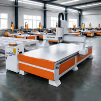 Router CNC Jinan Mosencnc 1325 con Mesa de Aluminio con Ranura en T, Motor de Eje Único de 3 Ejes, Máquina para Trabajar Madera, MDF y Acrílico