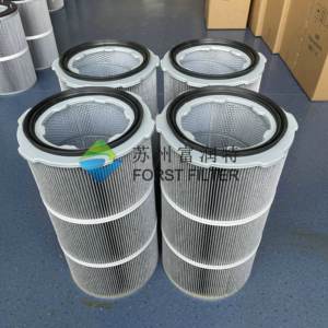 Filtre à <span class=keywords><strong>air</strong></span> pour usine de ciment et extraction de minerais, <span class=keywords><strong>extracteur</strong></span> de poussière, filtre à cartouche à six oreilles à <span class=keywords><strong>d</strong></span>éconnexion rapide 0,3 micron pour la suppression de la poussière - Product Image 2